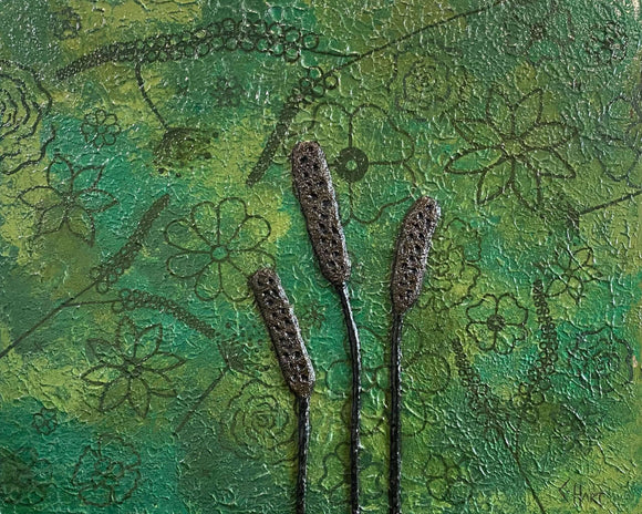 Emerald Bloom | Chloe hart Art